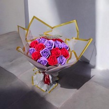 Mother's Day Gift Bouquet for Mum Scented Soap Roses Romantic Present Gift