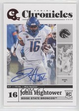 2020 Panini Chronicles Draft Picks Red Auto John Hightower IV #25 Auto 02z2