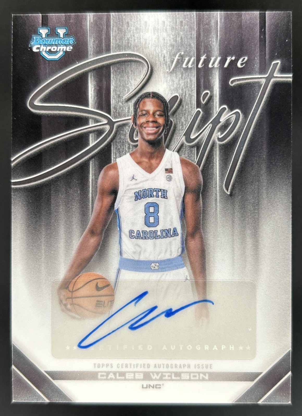Caleb Wilson #FS-CW 2025-26 Bowman Basketball Future Script