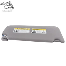 1-Piece Driver LH Sun Visor W/ Light For Honda Pilot 17-21 Ridgeline 18-20 Gray