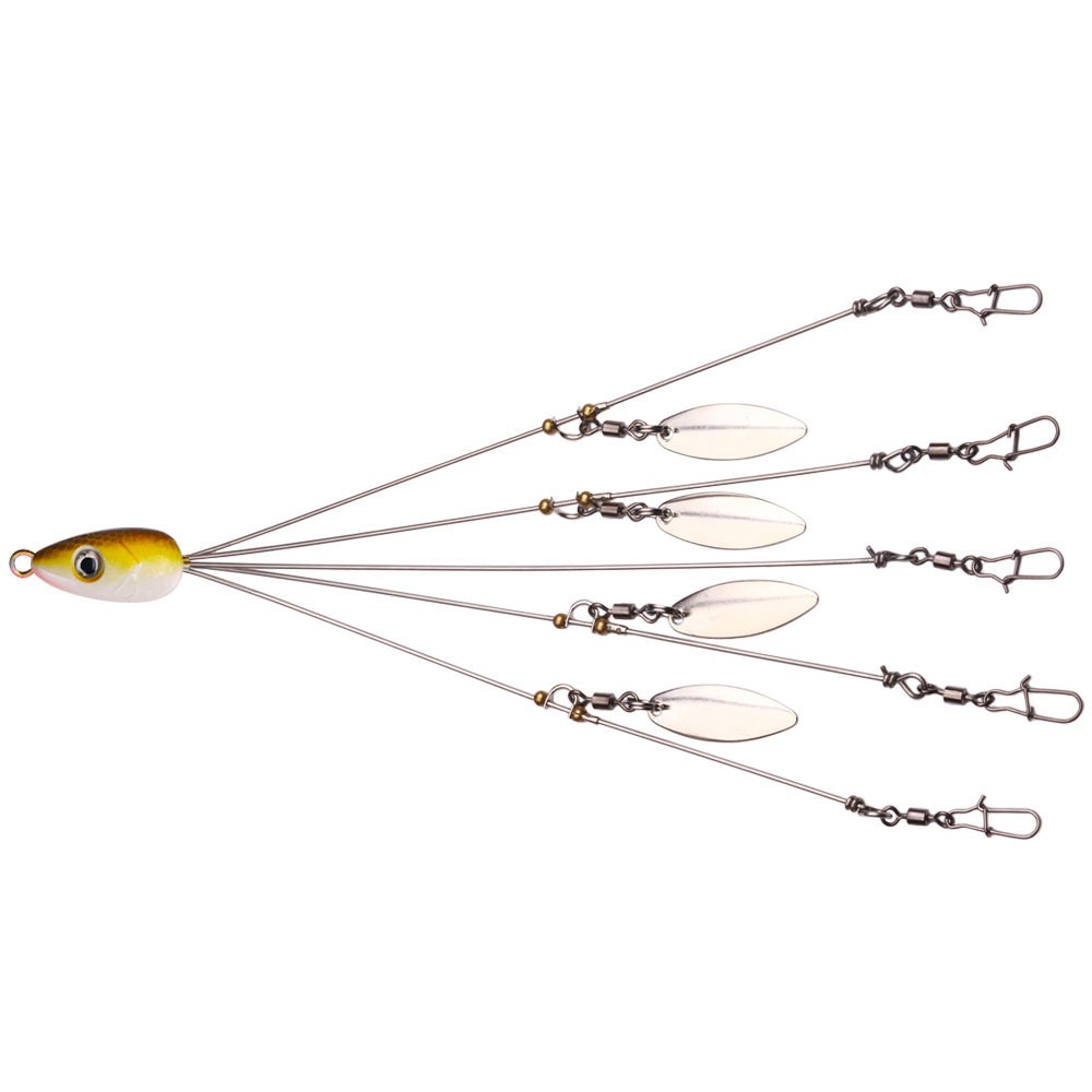 5Pack Alabama Rig 5 Arms 4 Blades Umbrella Rig Fishing Lures Bait Bass Crappie - Image 4