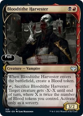 Bloodtithe Harvester (Showcase) [Innistrad: Crimson Vow] NM Foil - Magic