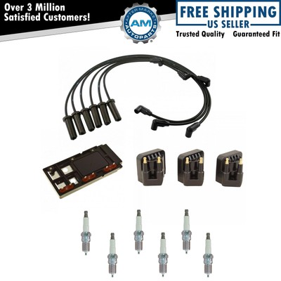 Ignition Coil Spark Plugs & Wires with Control Module for Buick Oldsmobile 3.8L