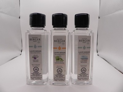 Maison Berger Paris Aroma Diffuser 8.45fl oz/250m Refill Trio Breeze Linen Lemon