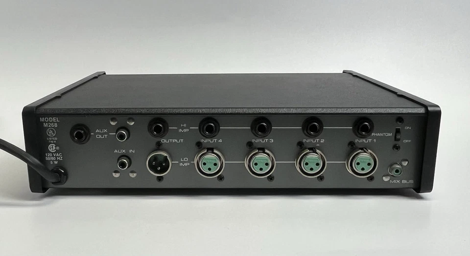 Shure M268 4 Channel Microphone Mixer - Black - Image 2 of 4