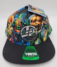 NWT Snapback Cap Dc Justice League Hat Youth One Size Fits Most NEW w TAGS