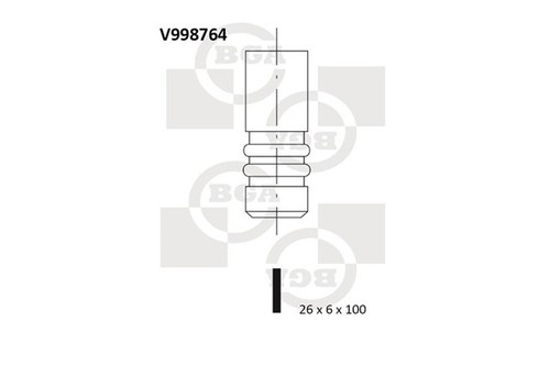 4x INLET VALVE V998764 FOR BMW X6/E71/E72 3/E46/E8/5/E9/X5/E5/Compact/E90/E91 - Picture 2 of 8