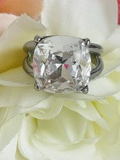 Anello Regolabile Per Donna Punta Fiore In Argento 925 Massiccio - Fatto A Mano USA, NSG