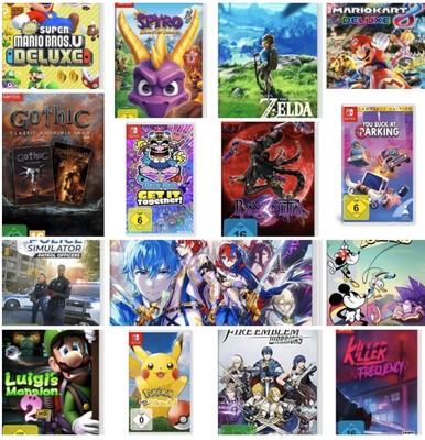 Nintendo Switch Spiele zur Auswahl Neu & Eingeschweißt