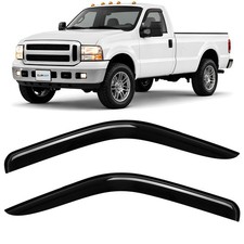Sun Rain Visors Wind Rain Guards for 1999-2016 Ford F250 Regular Cab