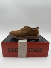 Deer Stags Dapper Jr Dress Shoe Chestnut/Brick Youth Size 11M