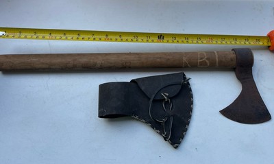 Vintage Long 19'' Axe Ancient antique handicraft Unknown Origin