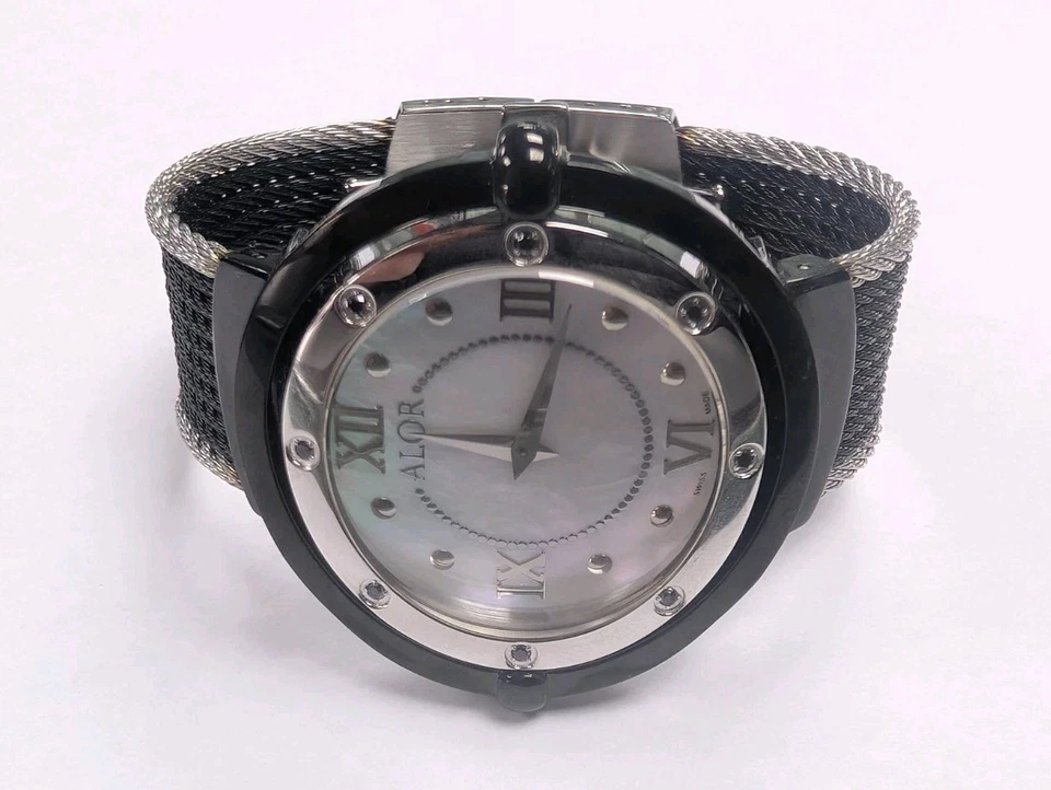 Relógio de quartzo feminino ALOR mostrador esfregão 41mm ref DBB-98-3 nº 0013 - Imagem 2 de 4