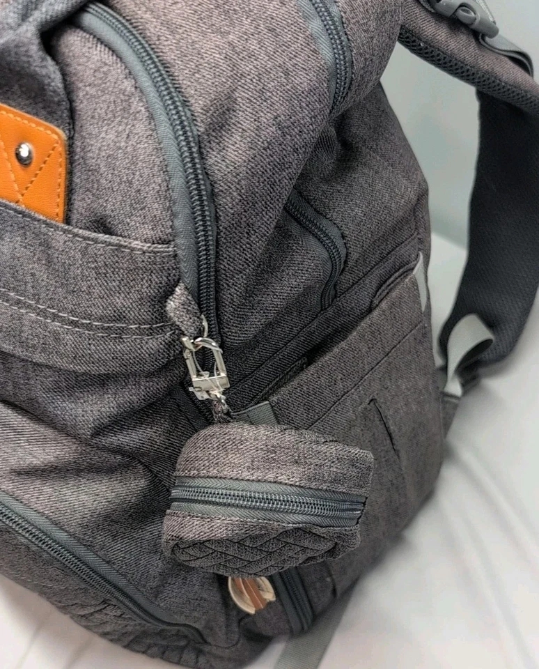 BabbleRoo Waterproof Diaper Bag Backpack Baby Essentials Travel Tote - Image 4 of 4