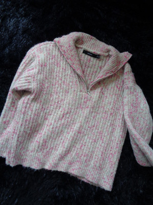 Vero Moda Strick Pullover/ Troyer rosa meliert Gr. L*M*