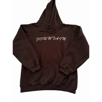 Bon Iver Sh'Diah Fountain Lyrics For Emma Concert Merch Sweatshirt Black Sz M