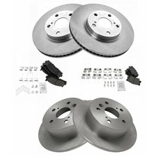 4pcs Front Ceramic Brake Pad Set w/ Grease Hardware Kit for Lexus ES350 07-12