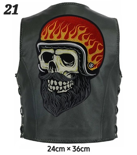 Flicken zum Aufnäher Aufbügler Patch Biker Motorrad Custom Kutte Rücken Weste - Bild 47 von 69