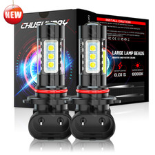 Pair 9145 9140 H10 White 6K Fog Light Bulb for FORD Explorer Sport 2001-2005