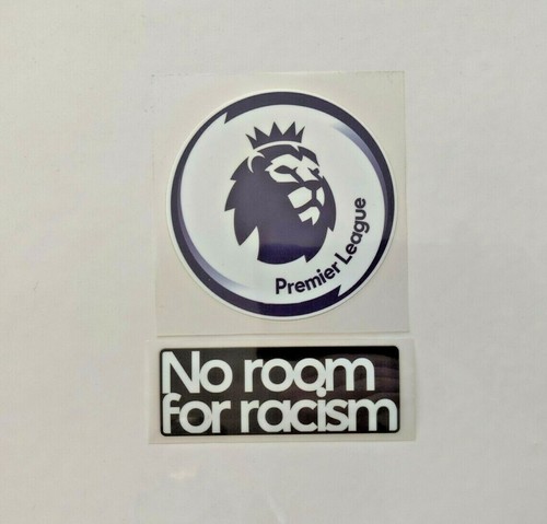 PREMIER LEAGUE PATCH BADGE 2020-2021 & NO ROOM FOR RACISM IRON ON PLAYER SIZE - Picture 3 of 6