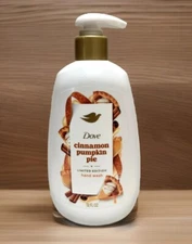 Dove CINNAMON PUMPKIN PIE Holiday Treats Limited Edition 12oz Hand Wash Bottle