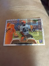 2013 Topps Chrome Xfractors Cleveland Browns Football Card #106 Barkevious Mingo