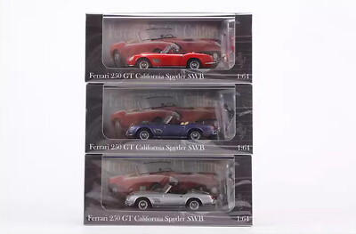 ミニカー　Ferrari , 三菱、Mercedes,mini champ KING MODEL 1/64 Ferrari 250GT 1960 Red Diecast Car Model Toy