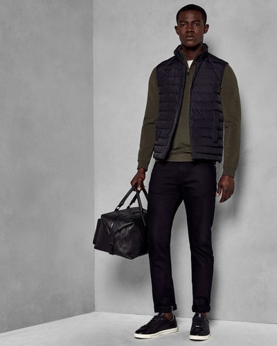 mezza Khaki Leevit Maglia verde London zip Baker Ted tXHgwqZt