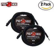 2-PACK Pig Hog - PHM10Z - High Performance 8mm XLR Microphone Cable - 10 ft.