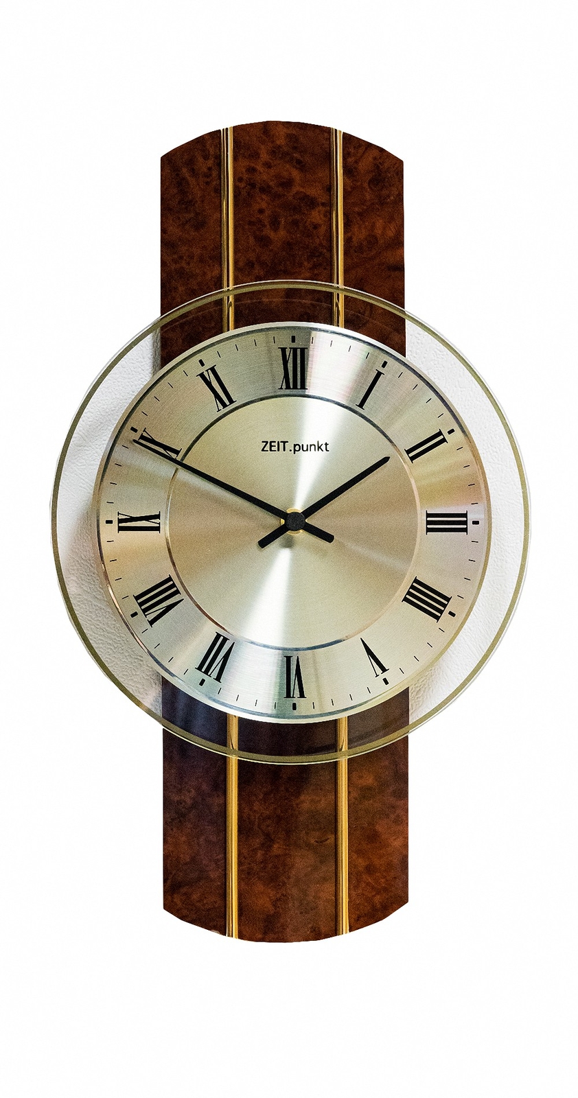 Modern wall clock with quartz movement from Zeitpunkt (Zeit.pun.. ZP 12/5295 NEW