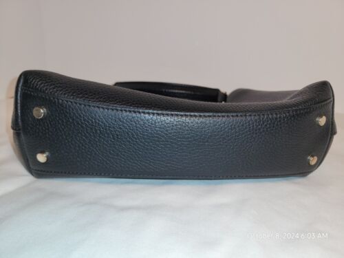 Kate Spade New York Small Top Handle Black Handbag with Chain Handle - Picture 7 of 10