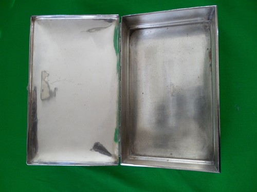 Camusso Solid Sterling Silver Box ~ Peruvian ~ 556 g ~ 8" x 5" x 2" - Picture 7 of 19