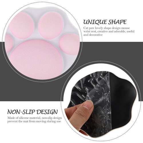 Cat Paw Wrist Rest Keyboard Pad Laptop Desk Mat Rubber Base Mousepad - 第 6/10 張圖片