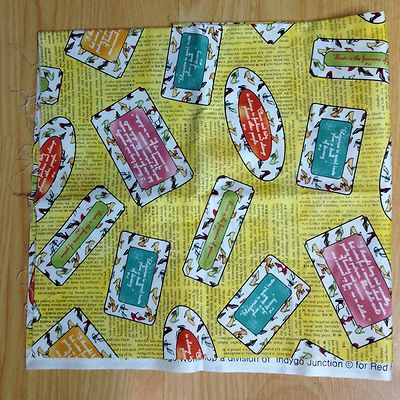 Tres Chic FABRIC by The Vintage Workshop for Red Rooster RARE 1369Z Quilting