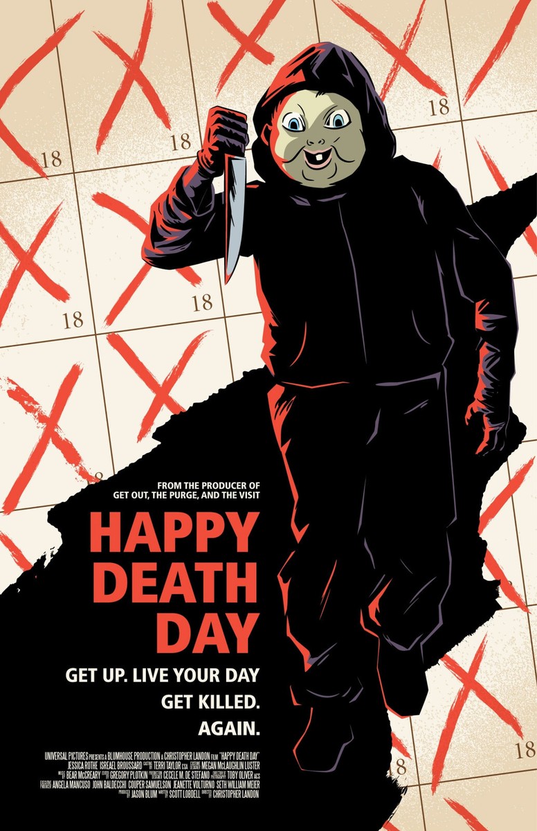 AA1847 Happy Death Day Film By Christopher Landon 2017 Cast Movie
