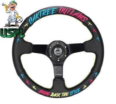 NRG OAKTREE OUTLAWS LIMITED EDITION STEERING WHEEL DEEP DISH RST
