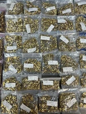 QTY 1 TRADESHIP BRASS PINION GEAR MODULE 0.5 PITCH 12 TEETH .091" BORE SLOT CAR