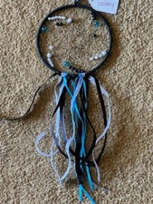 custom made dreamcatcher dream catcher black and blue - Galaxy