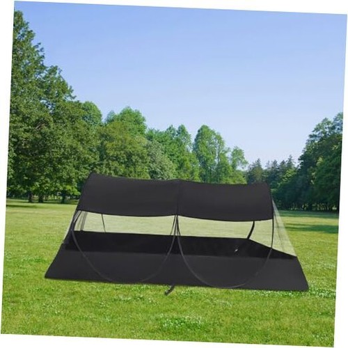 Pop Up Mosquito Net Tent,1-Person Pop up Screen Tent,Lightweight Single Black