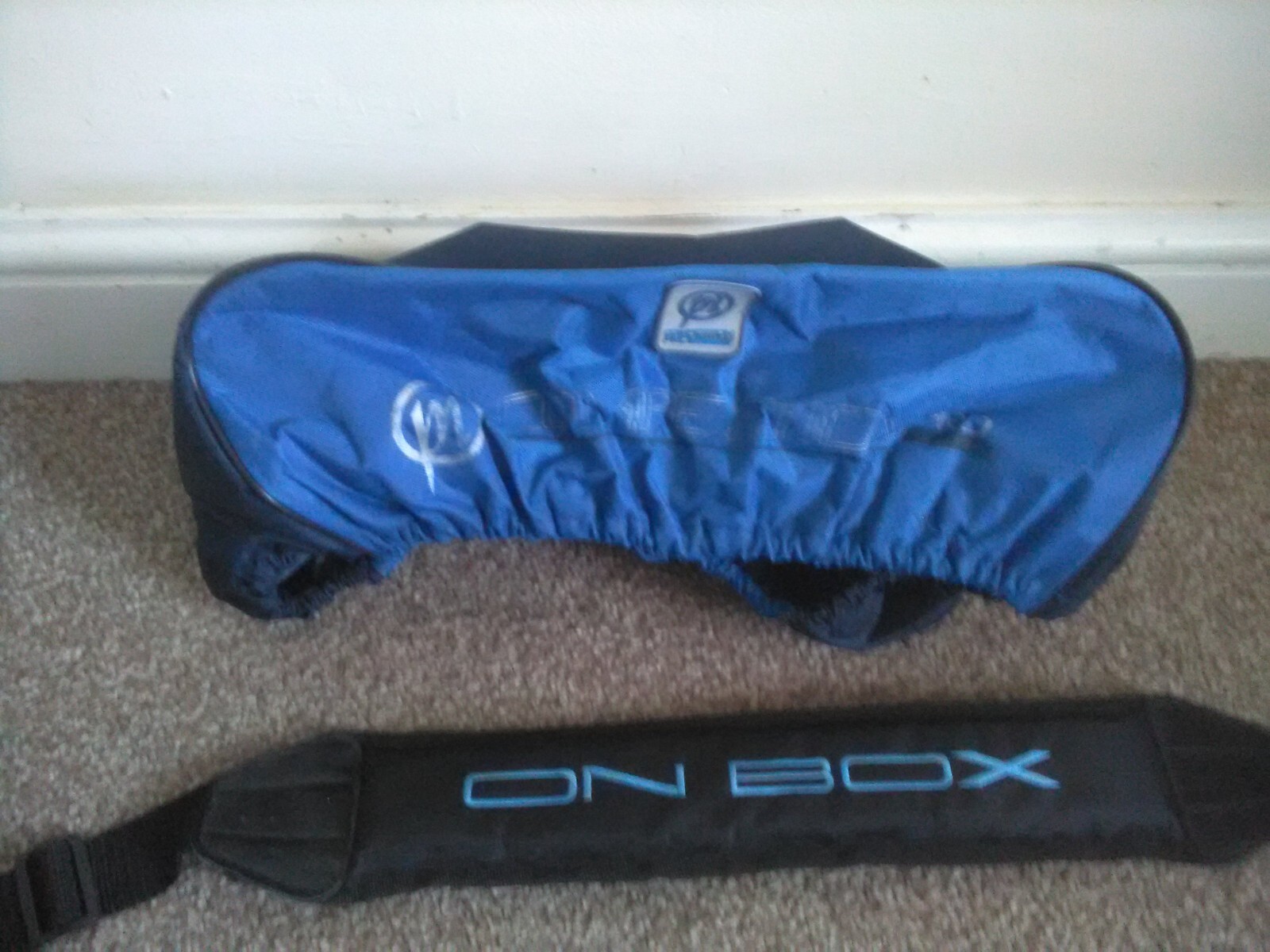 Used fishing seat box.PRESTON INNOVATIONS SEAT BOX COVER AND CARRY