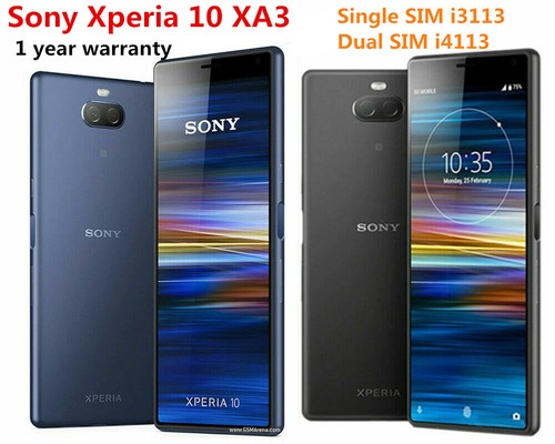 Original Sony Xperia 10 XA3 i3113 i4113 6.0" 64GB Unlocked Smartphone New Sealed - Afbeelding 1 van 15