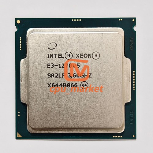 Intel Xeon E3-1270 v5 SR2LF 3.6GHz 4 Cores 8 Threads 80W LGA 1151 CPU Processor - Picture 2 of 3