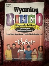 Wyoming Bingo Biography Edition New Educational Home School