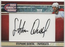 ITG Bleu Blanc et Rouge Papercuts 2018 automático Stephane Quintal Montreal Canadiens