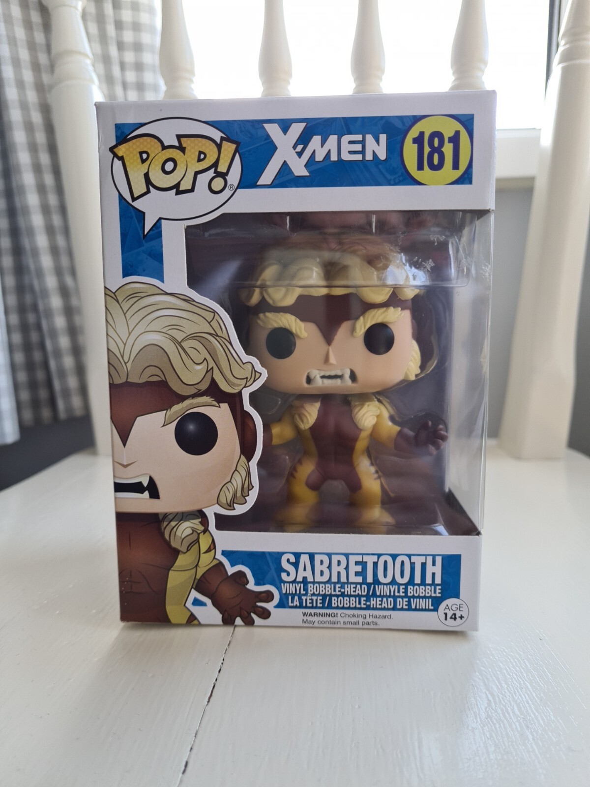 Funko Pop! X-Men Sabretooth #181 Vinilo Bobble-Head