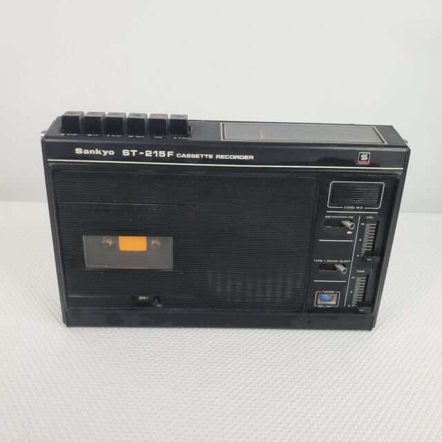 Vintage Sankyo ST-215F Cassette Recorder Radio Parts Only Made in Japan