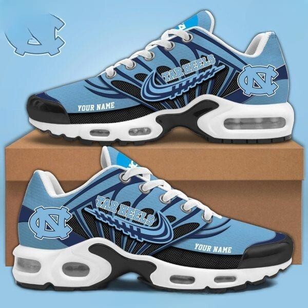 No rth Caro lina Tar Heels NCAA Personalized Air Max Plus — product photo 1 of 2