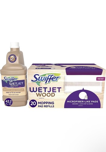 Swiffer WetJet Mops for Floor Cleaning, Hardwood Floor Cleaner, Mopping Refill B