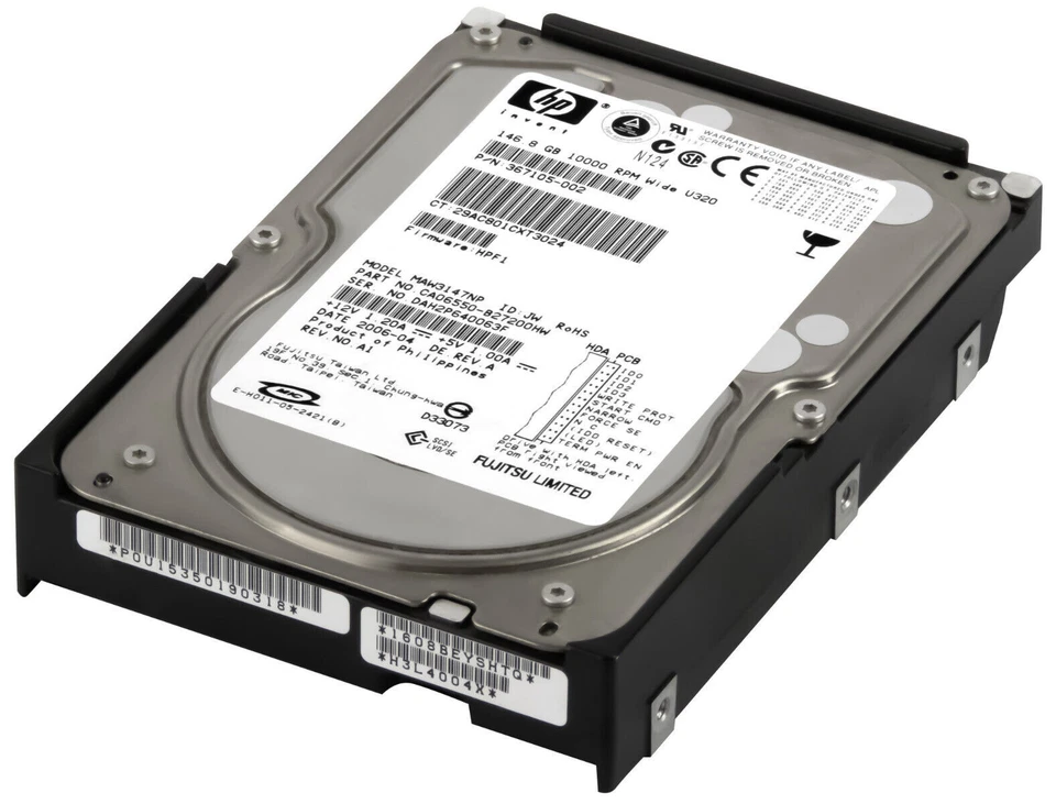 HP 367105-002 146.8GB 8MB 10K SCSI U320 3.5'' MAW3147NP - Image 2 of 2