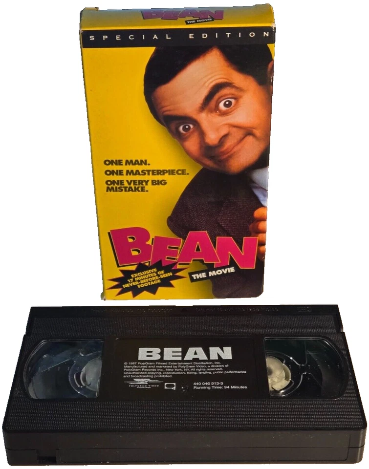 Bean the Movie Special Edition Exclusive Never Seen Footage 2003 VHS Video Tape - Image 2 of 4